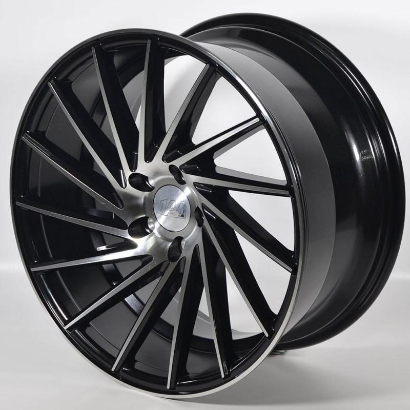 1AV ZX1 8.5X19 5X120 ET40 72.6 BLACK POLISHED