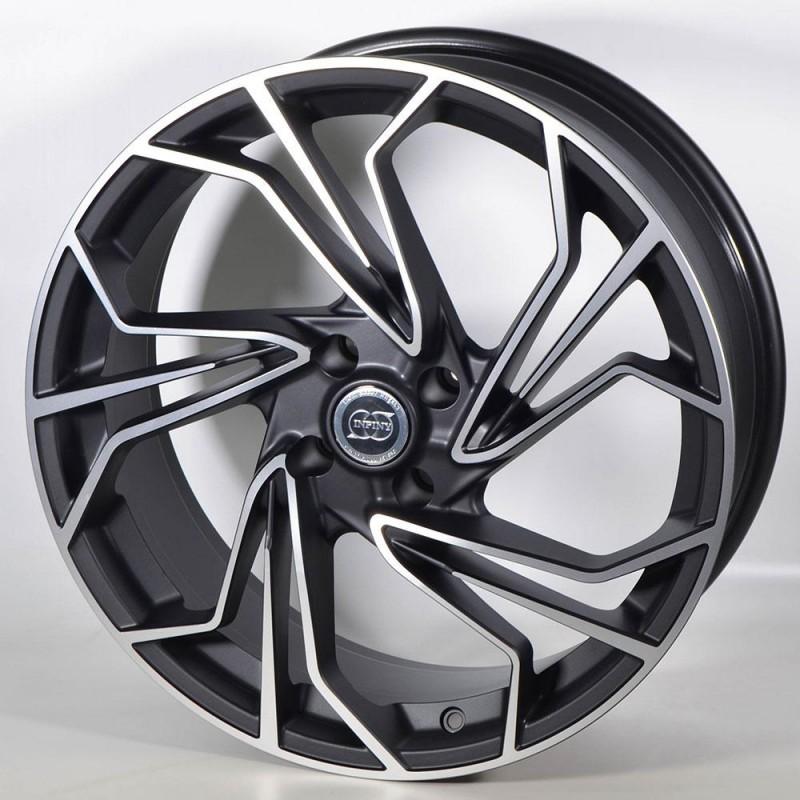 INFINY DS 7X18 4X108 ET25 65.1 PULIDA NEGRA