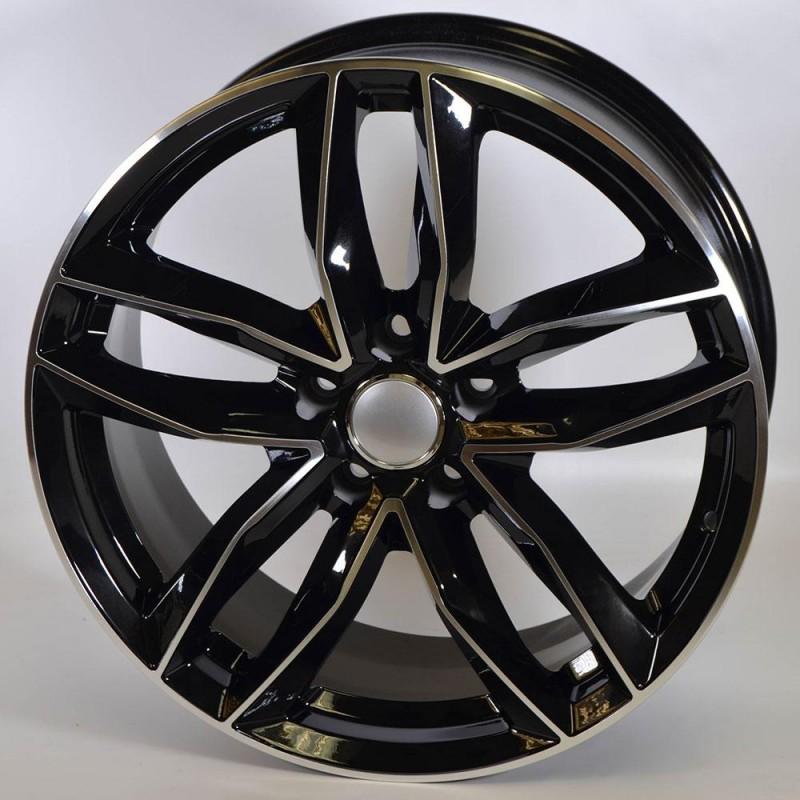 STUTGART ASTRO 7.5X17 5X100 ET35 57.1 PULIDA NEGRA