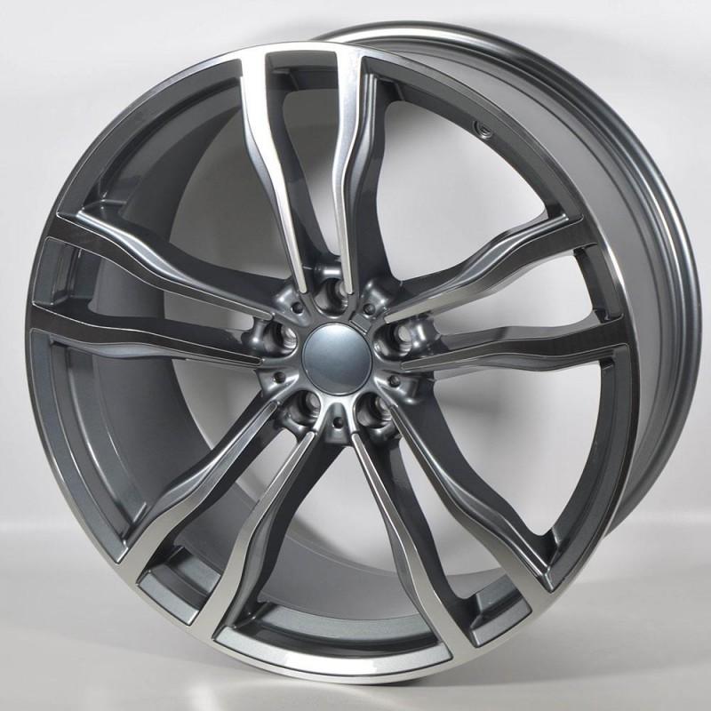 STUTGART B562 10X22 5X120 ET40 74.1 PULIDA NEGRA