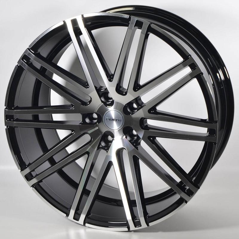 RIVIERA RV120 10.5X22 5X130 ET40 71.6 PULIDA NEGRA