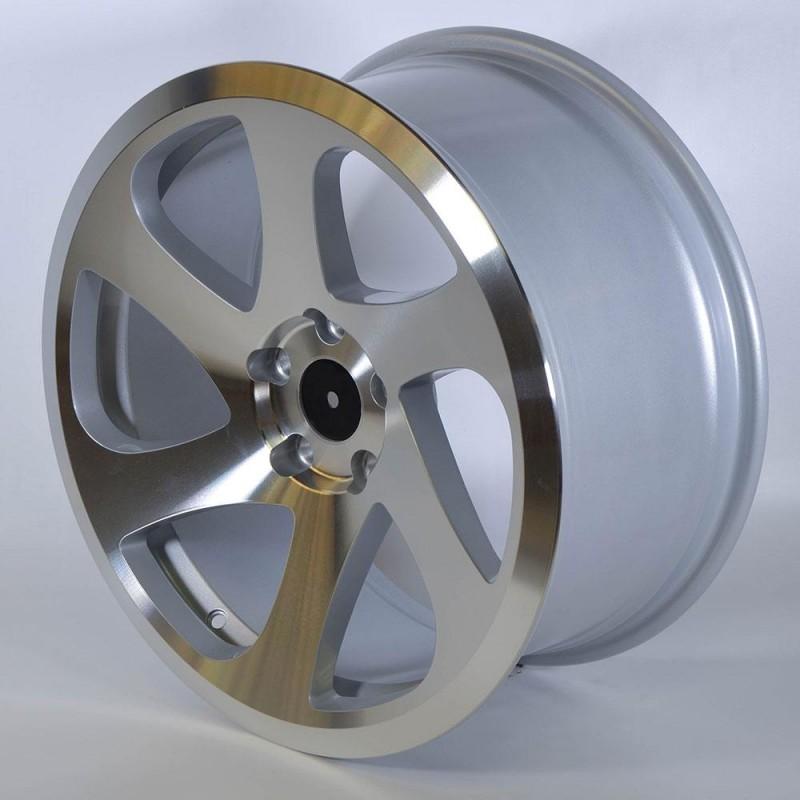 INDIGO 8.5X18 5X100 ET35 73.1 POLISHED SILVER