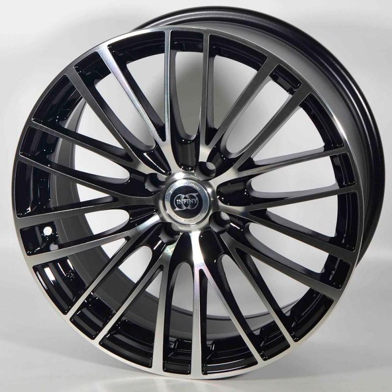 INFINY RIDER LIGHT 7.5X17 4X100 ET35 73.1 PULIDA NEGRA
