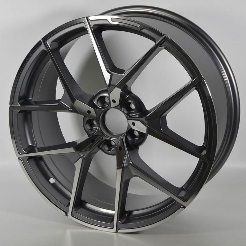 STUTGART MB122 9X18 5X112 ET45 66.6 PULIDA ANTRACITA