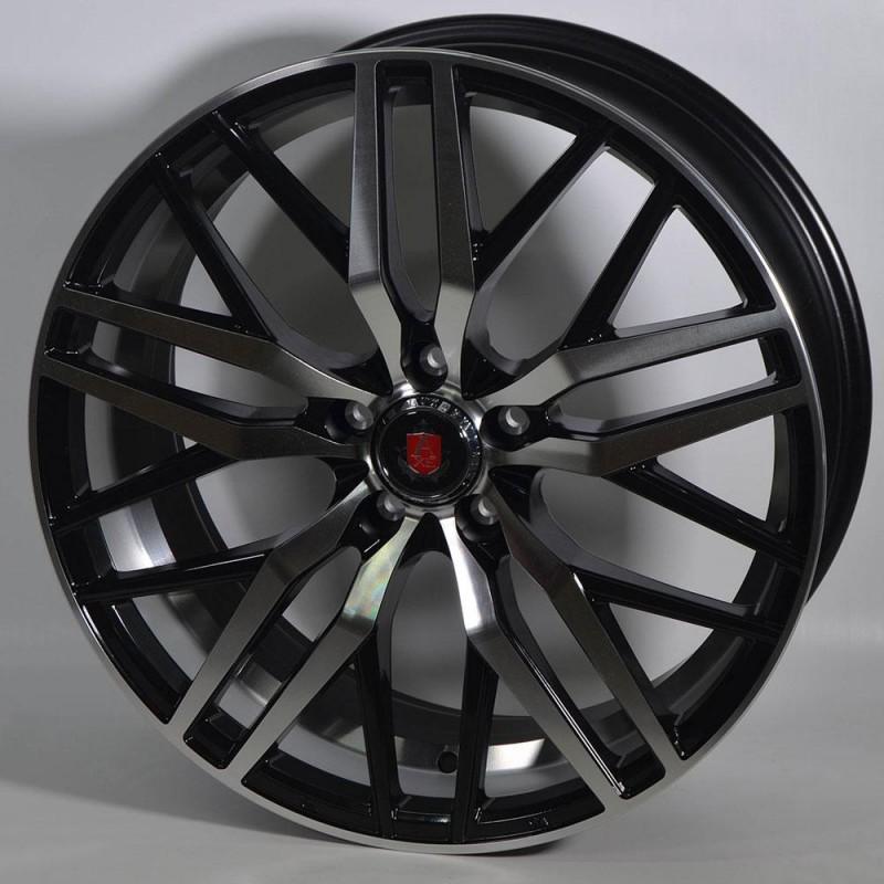 AXE EX30 9X22 5X115 ET20 74.1 POLISHED BLACK