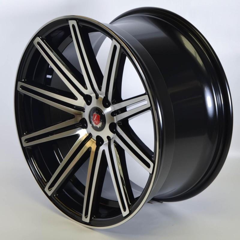 AXE EX15 8X18 5X120 ET40 72.6 BLACK POLISHED