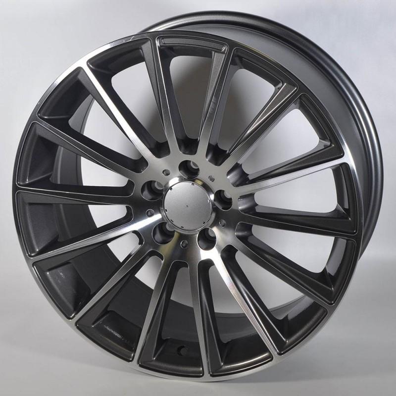 STUTGART MB-SLR 7.5X18 5X112 ET45 66.6 PULIDA ANTRACITA