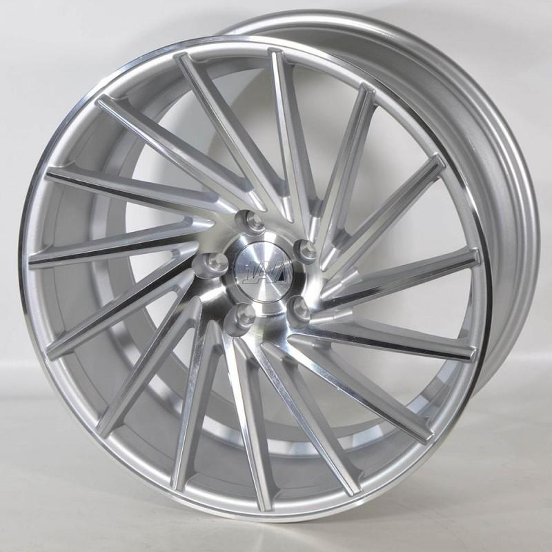 1AV ZX1 9.5X19 5X112 ET40 72.6 SILVER POLISHED DE
