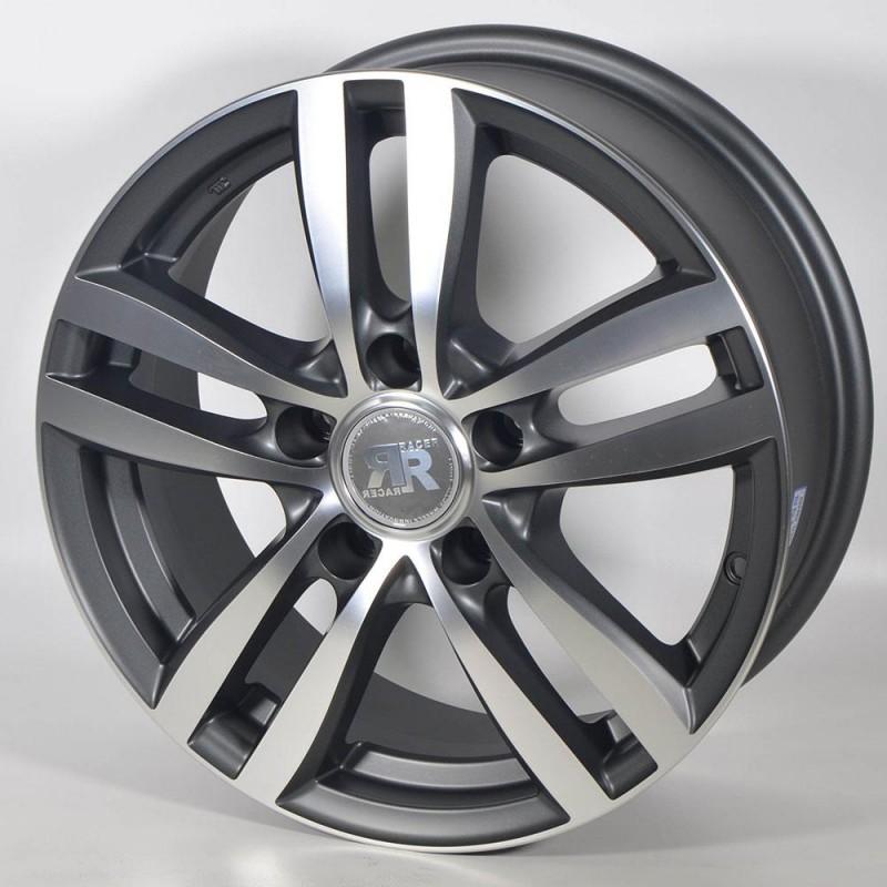 RACER TARGET 6X15 4X108 ET23 65.1 ANTHRACITE POLISHED