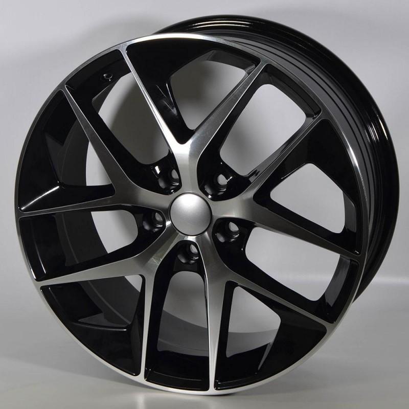 STUTGART S574 7.5X17 5X112 ET45 57.1 BLACK POLISHED