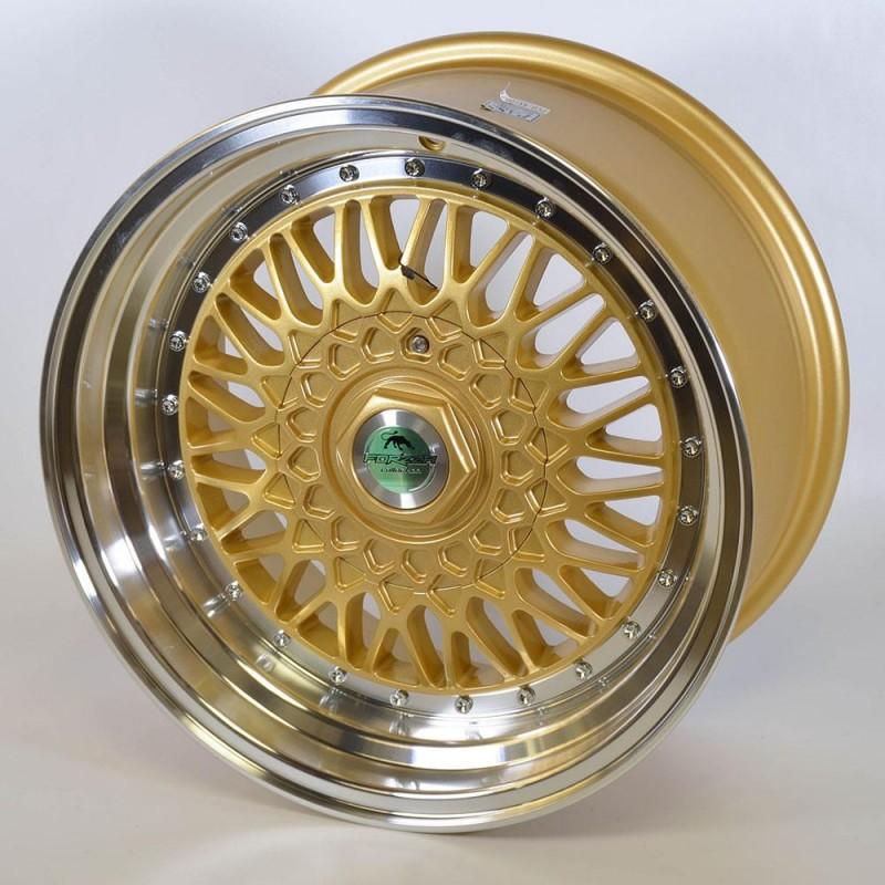 MALM 8X16 5X100X112 ET20 73.1 GOLD LIP POLISHED