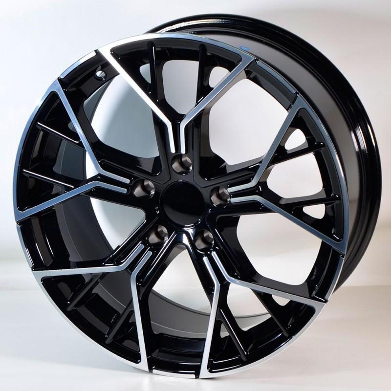 STUTTGART FJB52 8.5X19 5X120 ET33 72.6 BLACK POLISHED