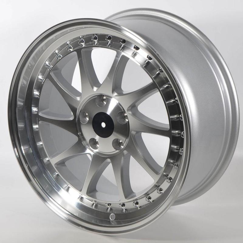 SPACE 8X17 5X114.3 ET35 73.1 SILVER POLISHED LIP POLISHED