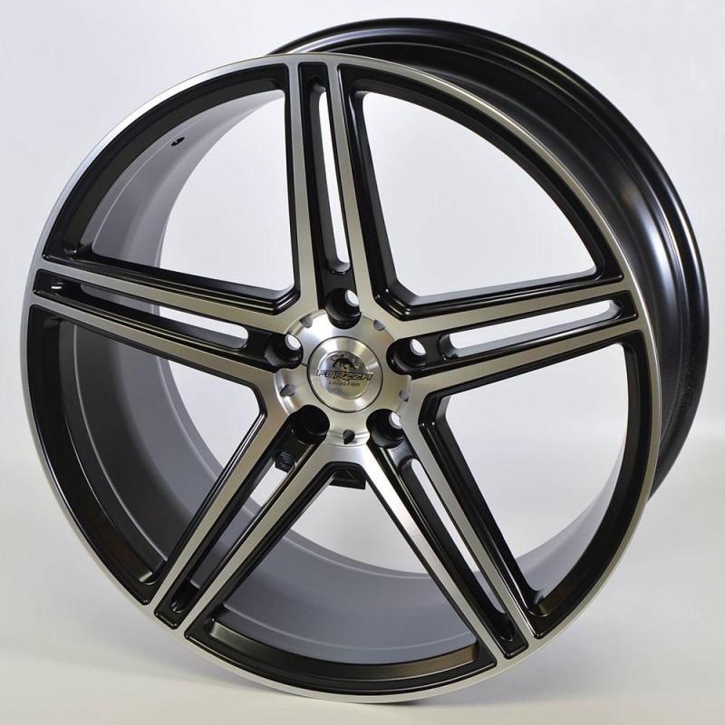 BOSAN 9X21 5X112 ET25 66.66 BLACK MATT POLISHED