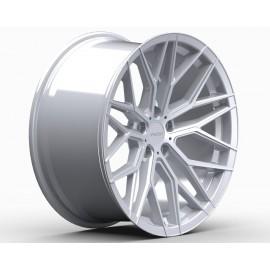 Llanta valencia 8.5x18 5x112 et35 73.1 silver polished