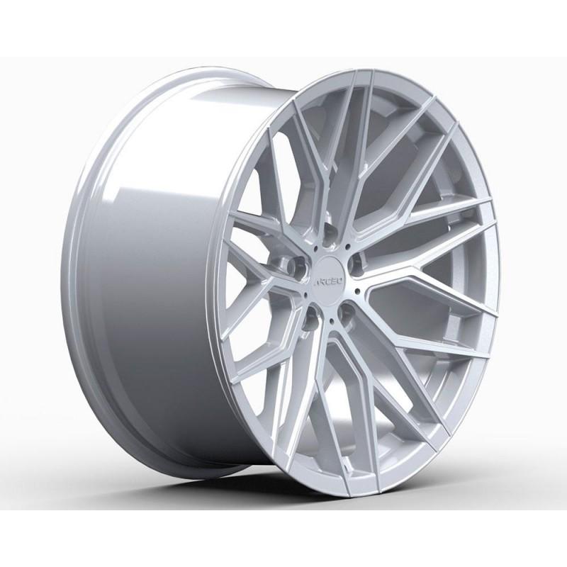 VALENCIA 8.5X19 5X108 ET33 73.1 SILVER POLISHED