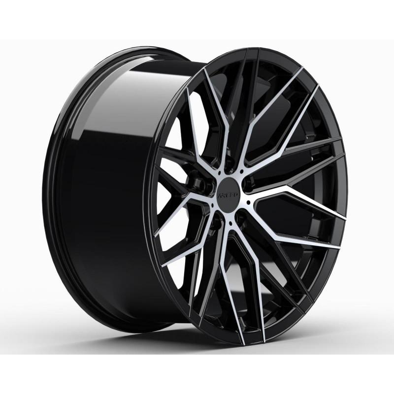 Llanta valencia 9x20 5x120 et30 72.6 black polished