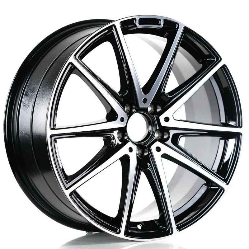 Llanta cbp 9.5x19 5x112 et48 66.6 black diamond