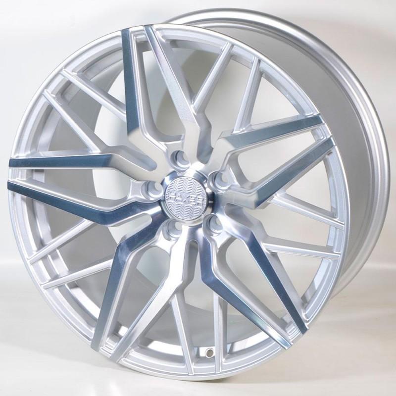 HX0035 8.5X20 5X120 ET33 72.6 SILVER POLISHED