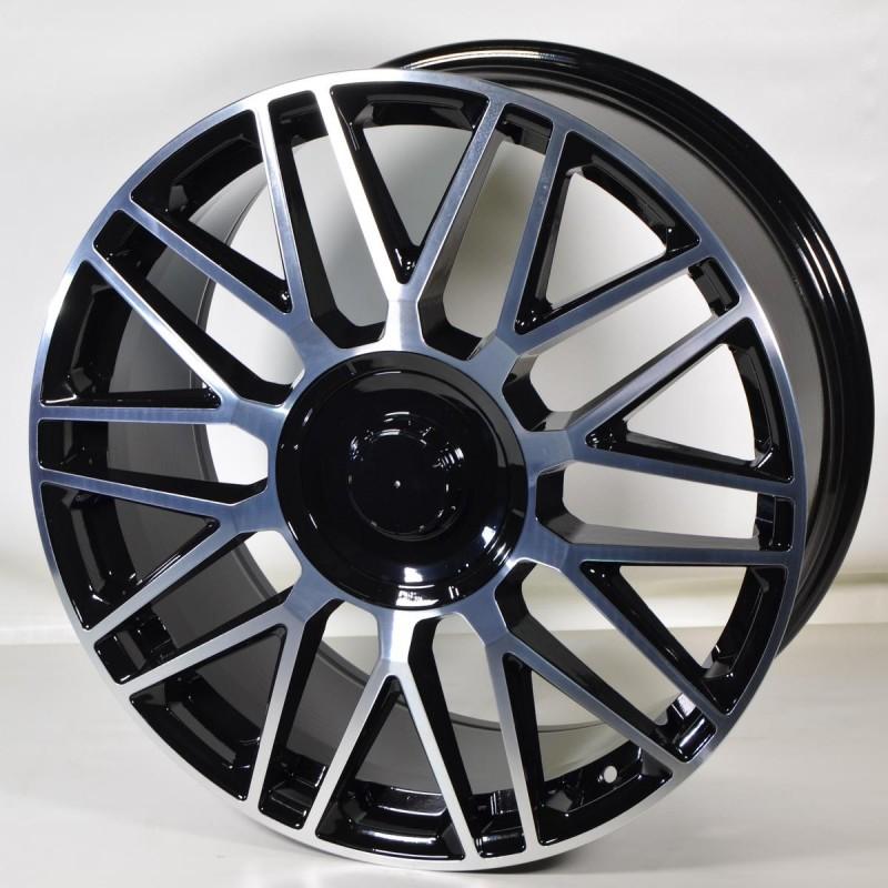 Llanta id0072 11x21 5x112 et55 66.6 black polished