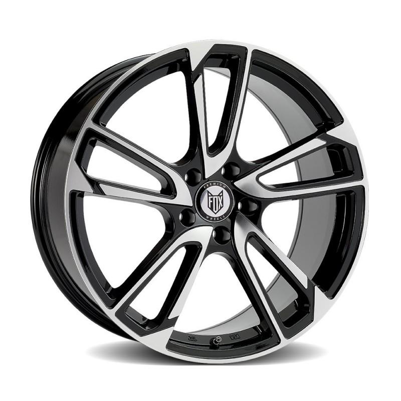 Llanta mbz 8.5x18 5x120 et45 72.6 black polished