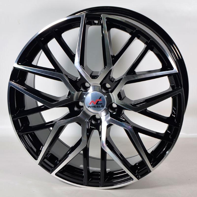 Llanta nt wheels bma 8x19 5x120 et42 72.6 black polished