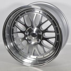 SPOT 9,5X18 5X112 ET30 66,6 LIP XXL SILVER POLISHED