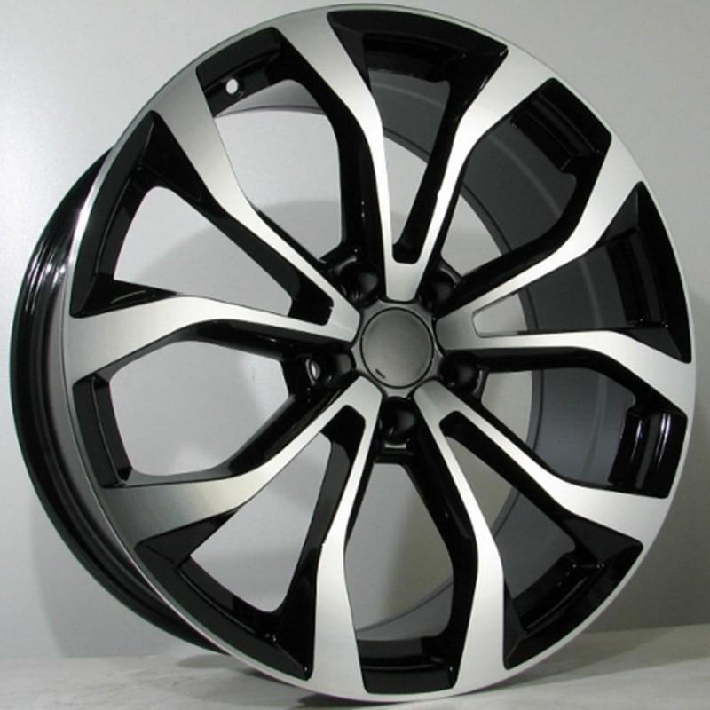 ALMESE 8.5X19 5X112 ET35 66.45 BLACK POLISHED