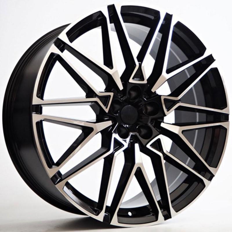 AXEL 9.5X22 5X112 ET32 66.45 BLACK POLISHED