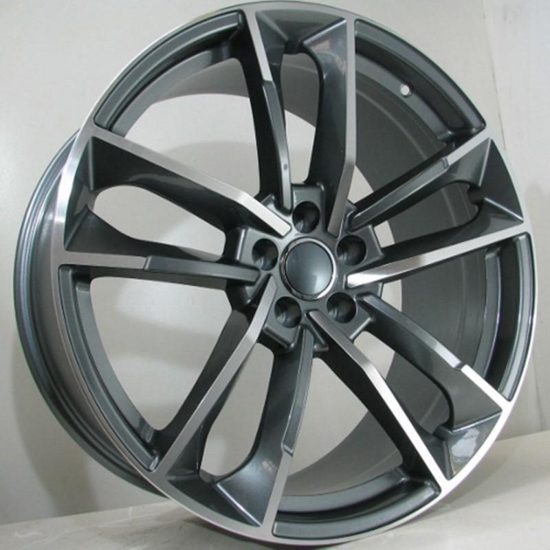 BAUMAN 8X18 5X112 ET42 66.45 ANTHRACITE POLISHED