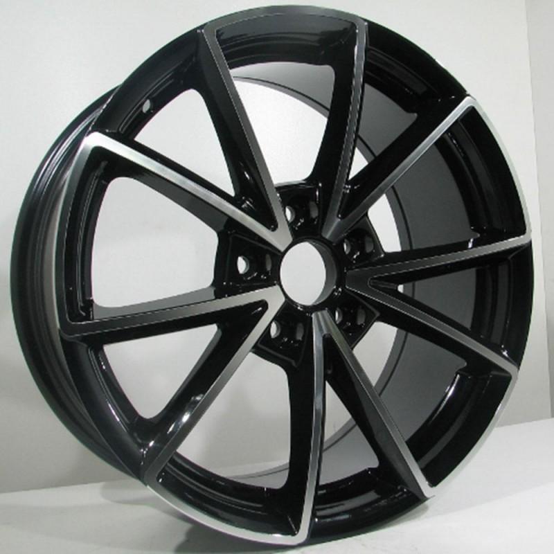 BILVA 8.5X20 5X112 ET35 66.45 BLACK POLISHED