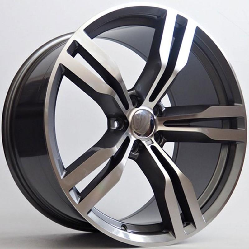 CAPRI 10X21 5X112 ET41 66.45 ANTHRACITE POLISHED