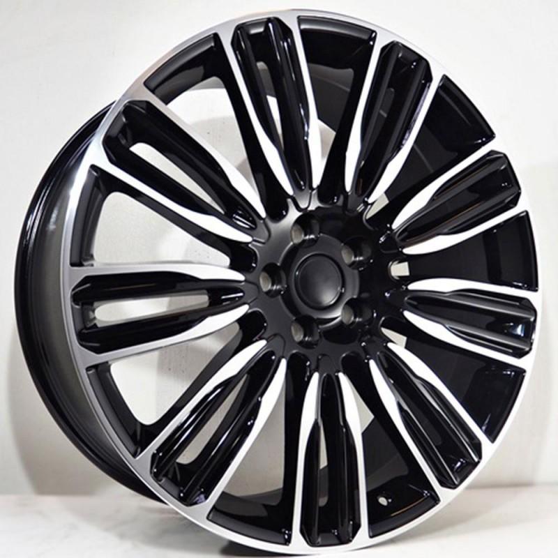 DRAG 9.5X22 5X120 ET48 72.6 BLACK POLISHED
