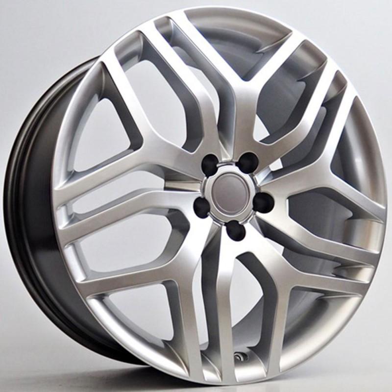 DROP 9.5X22 5X108 ET45 63.4 HYPER SILVER