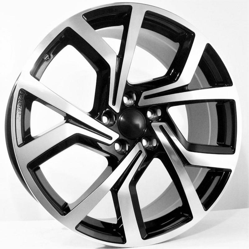 FORT 8.5X19 5X112 ET45 57.1 BLACK POLISHED