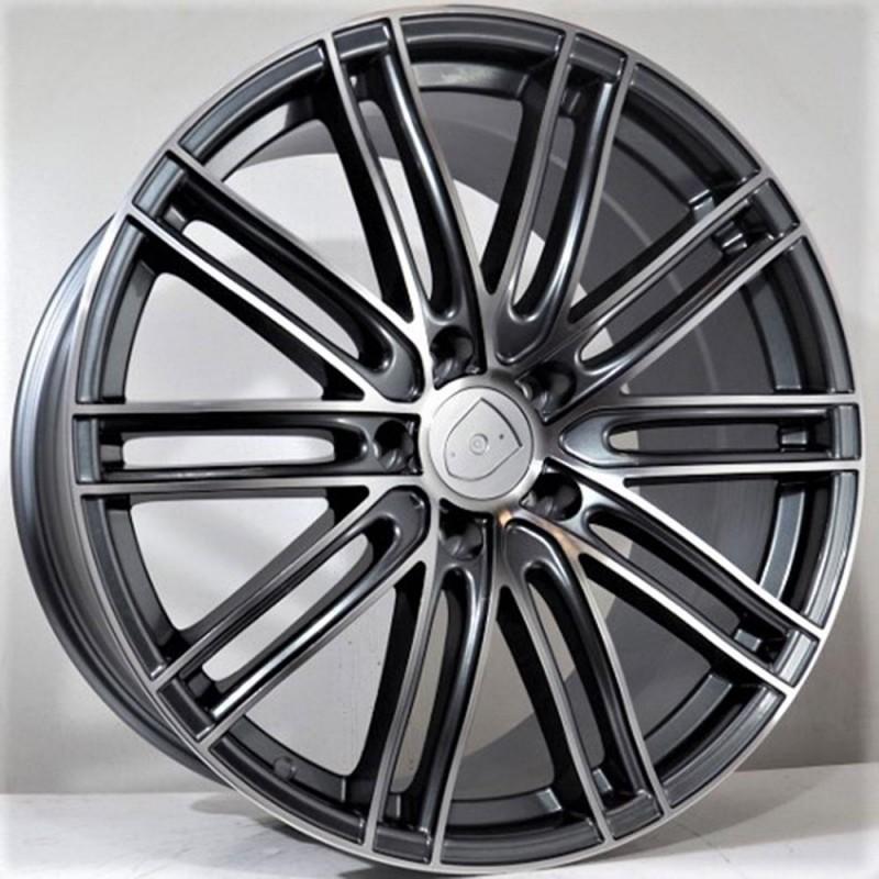 LUMENA 9.5X21 5X130 ET50 71.56 ANTHRACITE POLISHED