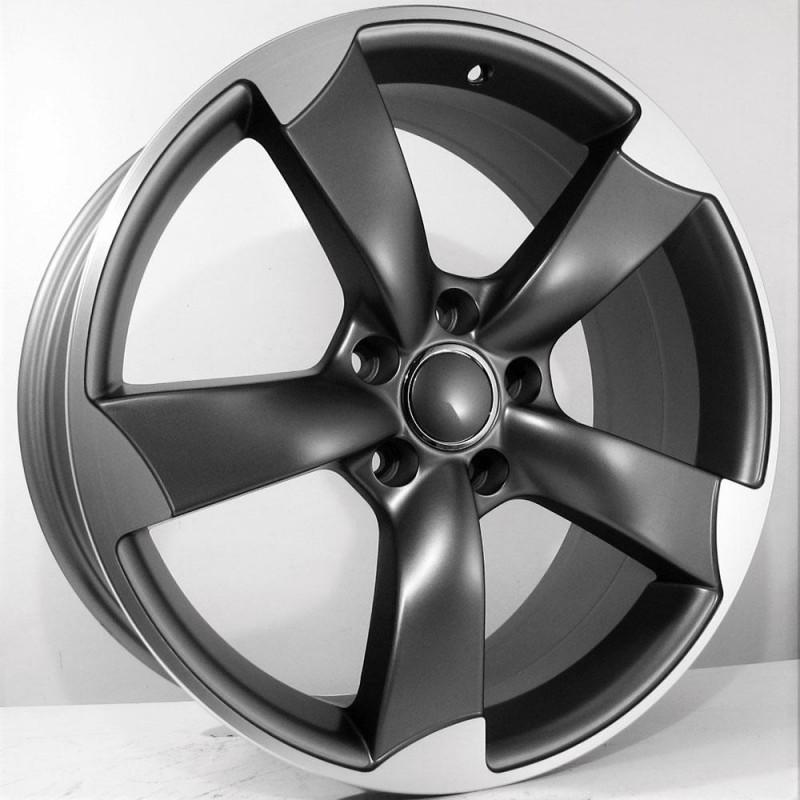 OMAN 7.5X17 5X100 ET35 57.1 ANTHRACITE MATT POLISHED