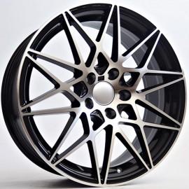 RIVALI 9X19 5X120 ET37 72.6 BLACK POLISHED