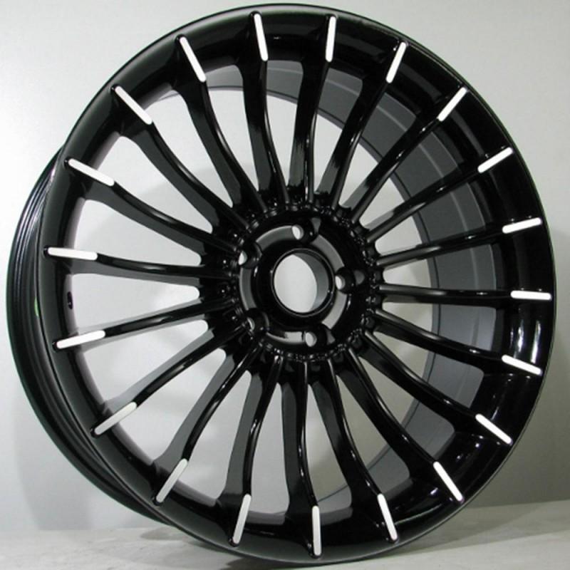 SPLIT 8.5X20 5X120 ET35 72.6 BLACK POLISHED