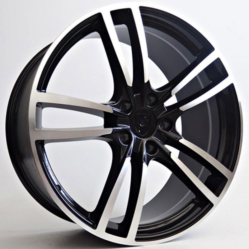 STREAM 10X22 5X130 ET55 71.56 BLACK POLISHED