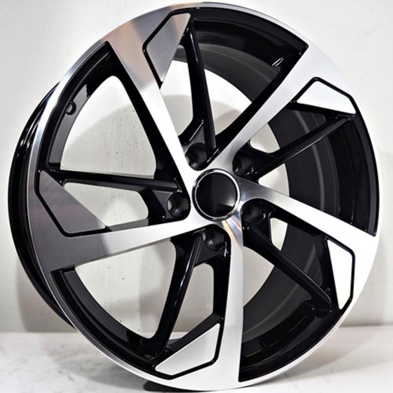 TERRA 8.5X19 5X112 ET35 66.45 BLACK POLISHED