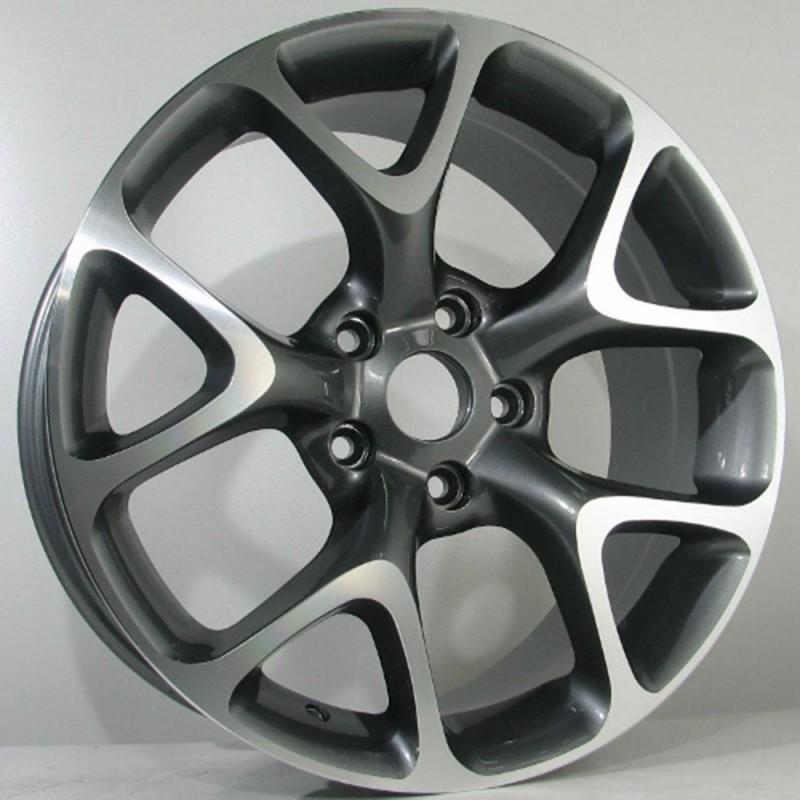 TIROLO 7.5X17 5X115 ET40 70.2 ANTHRACITE POLISHED