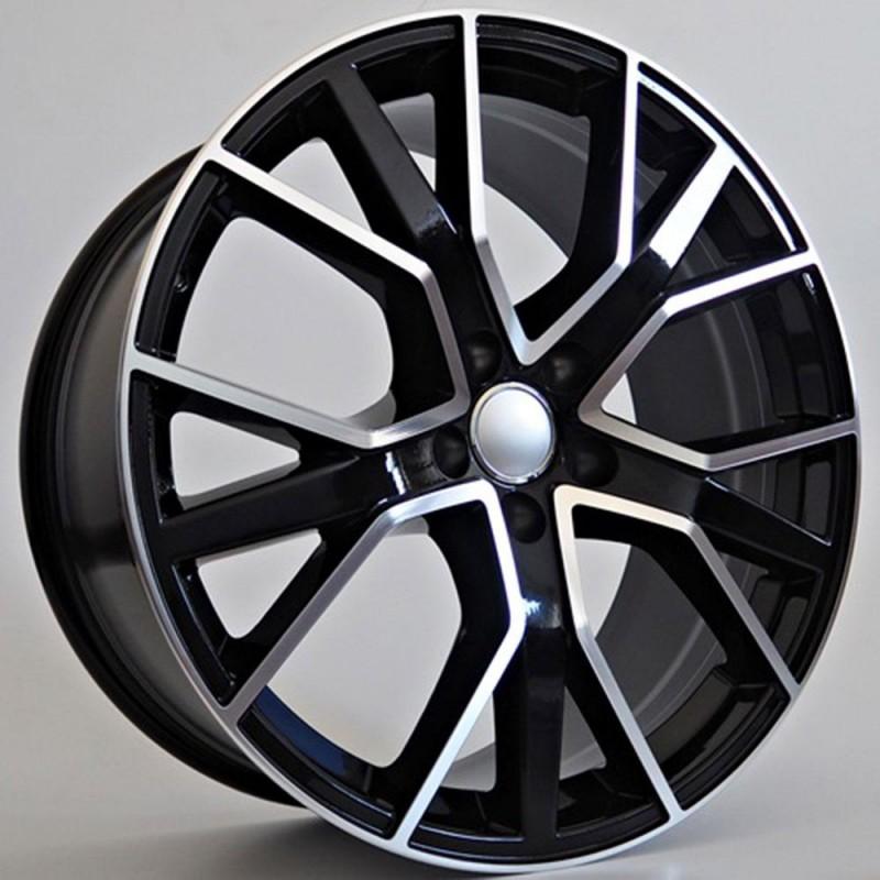 TREND 9X20 5X112 ET30 66.6 BLACK POLISHED