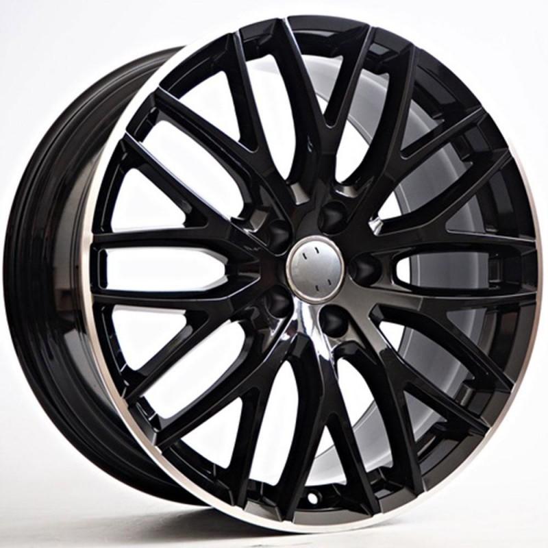 TRIAL 8.5X19 5X112 ET33 66.45 BLACK LINE POLISHED