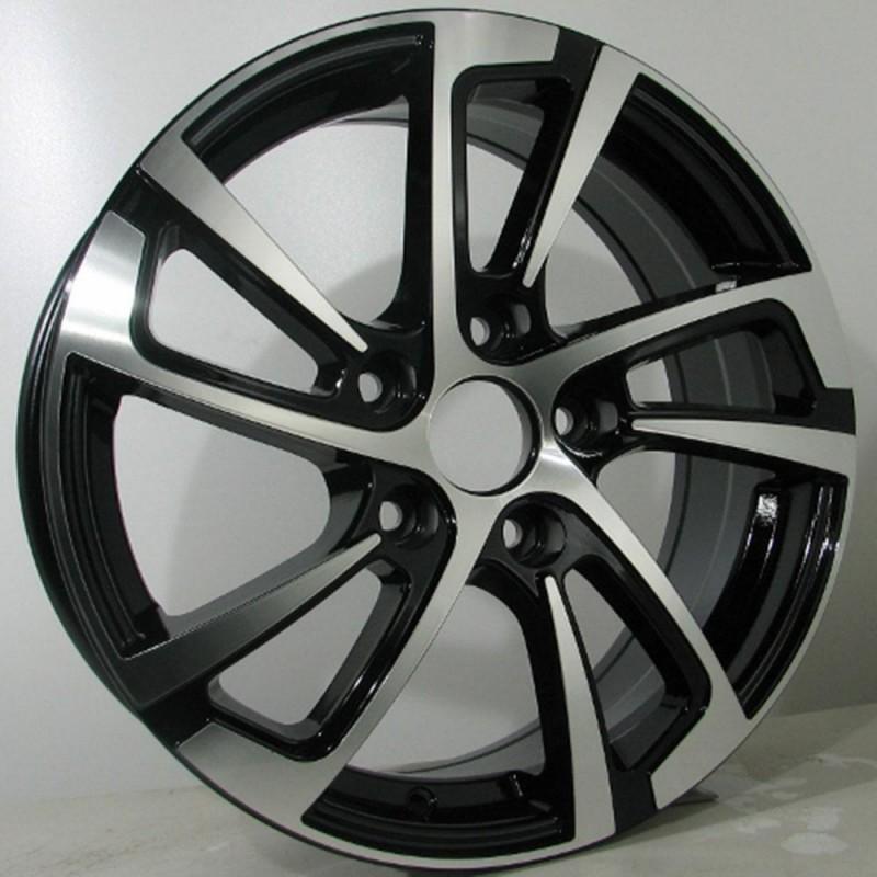 VISIO 6.5X16 5X114 ET50 66.1 BLACK POLISHED