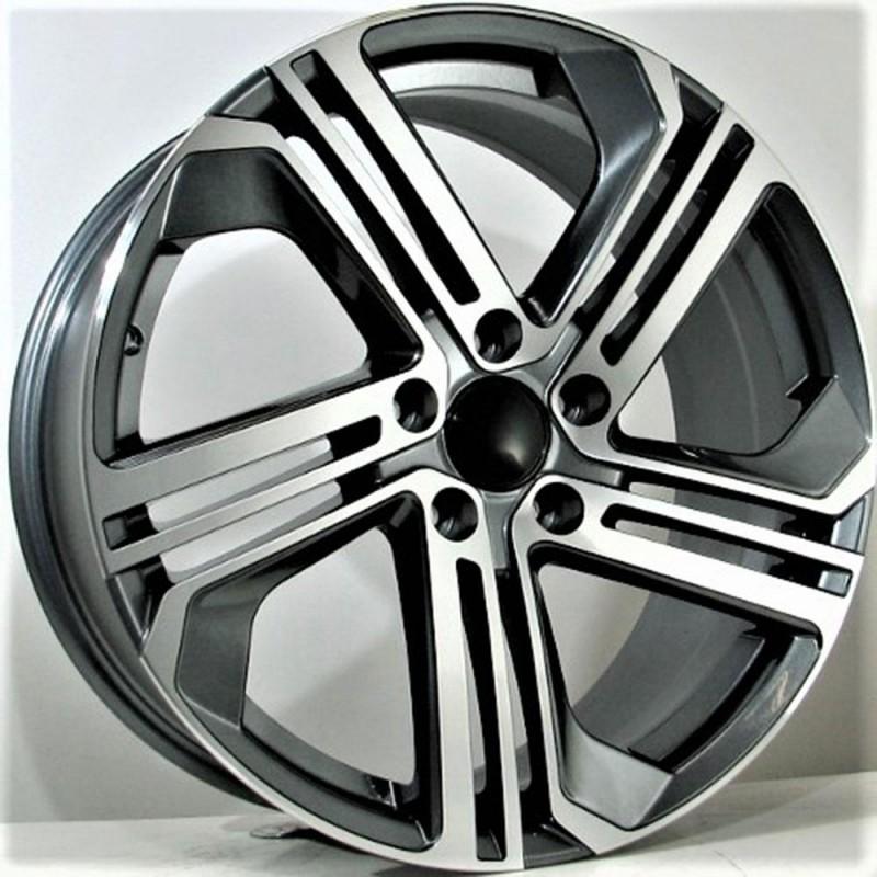 VORNO 8X18 5X112 ET45 57.1 ANTHRACITE POLISHED