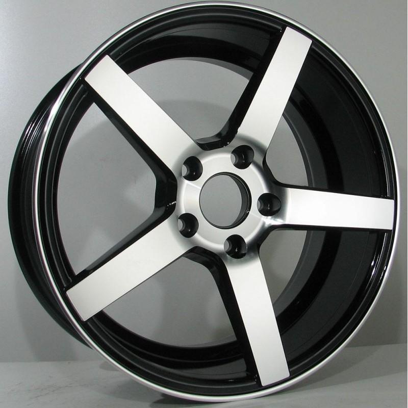 VUELTA 9.5X19 5X120 ET35 72.6 BLACK MATT POLISHED