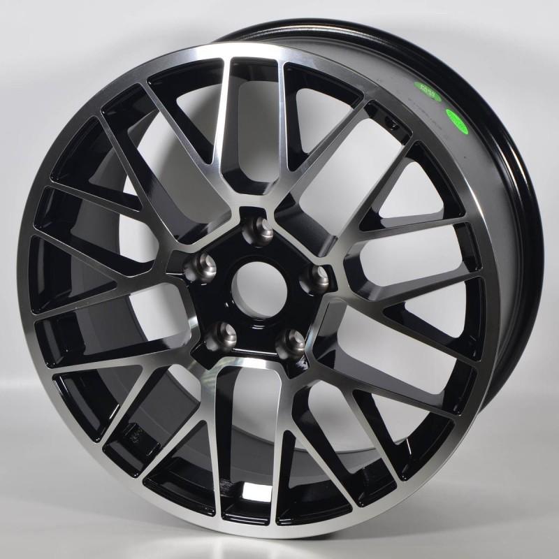 Llanta lord 9.5x20 5x130 et55 71.6 black polished