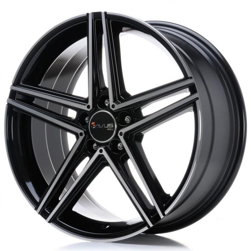 AC-515 8.5X19 5X112 ET35 66.5 BLACK POLISHED