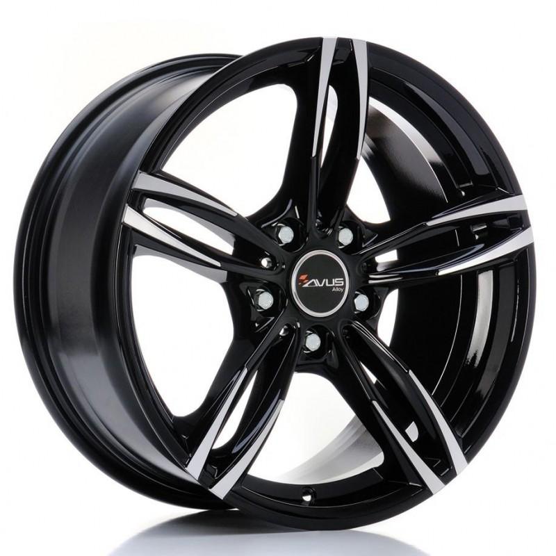 AC-MB3 8X18 5X120 ET43 72.6 BLACK POLISHED